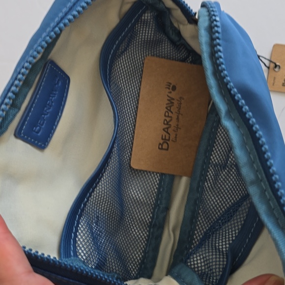 NWT BearPaw Fanny Pack Crossbody Waist Belt Bag Blue - Picture 5 of 13